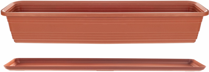 Балконний горщик з піддоном Kadax Сeglasta 80 см (5903699495834) - зображення 8