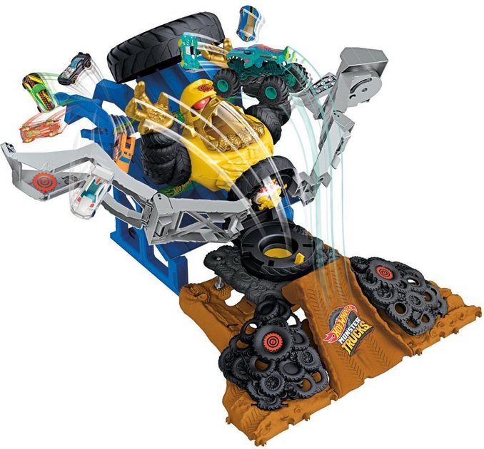 Zestaw do zabawy Hot Wheels Crashzilla Attack Training Arena (0194735164325) (955555911518395) - Outlet - obraz 5