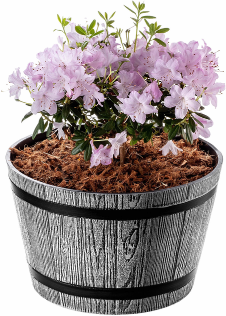 Doniczka ogrodowa Kadax Jasnoszara 30 cm (5902730388807) - obraz 10