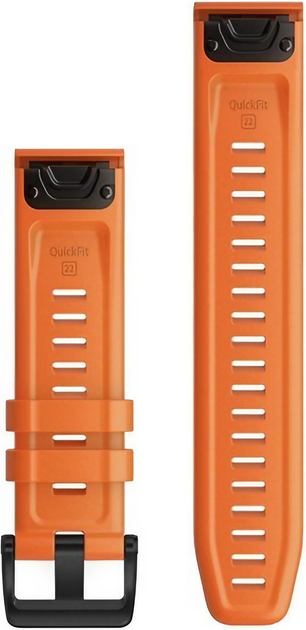 Ремінець Garmin QuickFit для Fenix 6 Amp 22 мм Ember Orange (010-12863-01) - зображення 2