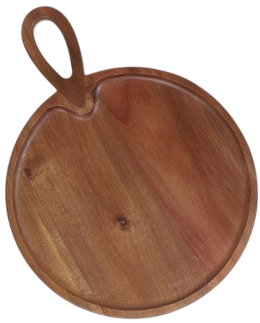Deska do krojenia Homla Mooka do serwowania okrągła 40x30 cm (5904183838700) - obraz 1