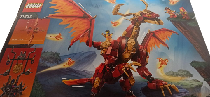 Zestaw klockow LEGO Ninjago Smoczyca zrodla ruchu 1716 elementow (71822) (955555911384285) - Outlet - obraz 6