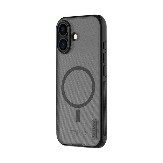 Etui Nillkin Super Frosted Shield Pro Magnetic do Apple iPhone 17 Przezroczysty/Czarny (6902048303713) - obraz 1