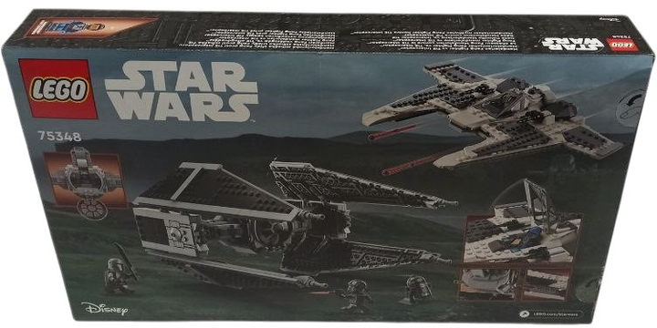 Конструктор LEGO Star Wars Мандалорський винищувач проти Перехоплювача TIE 957 деталей (75348) (955555911513438) - Уцінка - зображення 6