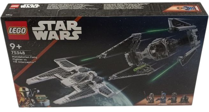 Конструктор LEGO Star Wars Мандалорський винищувач проти Перехоплювача TIE 957 деталей (75348) (955555911513438) - Уцінка - зображення 8