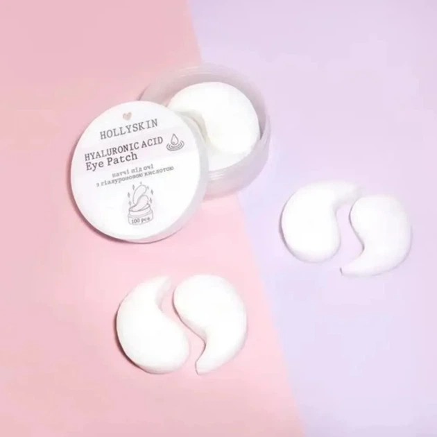 Тканевые патчи под глаза с гиалуроновой кислотой Hyaluronic Acid Eye Patch HOLLYSKIN, 100 шт - изображение 2