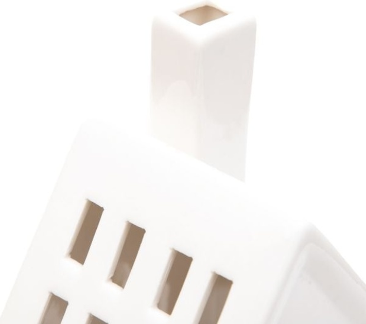 Dekoracja Homla Cozy Home Domek ceramiczny LED 10 x 8 x 21 cm (5904183829715) - obraz 3
