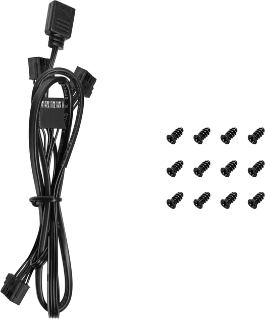 Zestaw wentylatorów Deepcool FL12 3 IN 1 Black (R-FL12-BKAPN3-G) - obraz 7