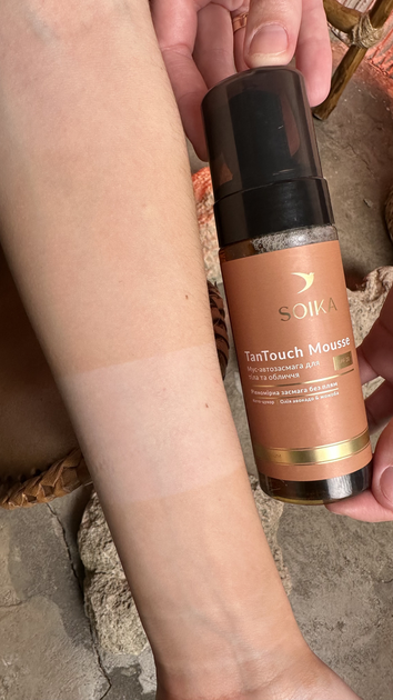 Мусс-автозагар для тела TanTouch Mousse Medium Soika 150 мл - изображение 2