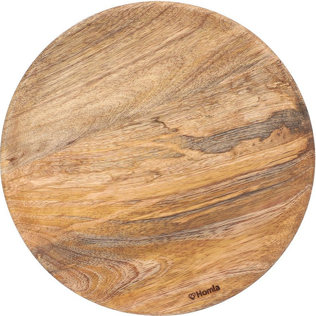 Patera na nóżce HOMLA Sjal Mango S z drewna mango 25 x 7 cm (5904183831145) - obraz 3