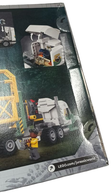 Zestaw klockow LEGO Jurassic World Dinomisje: ciezarowka do transportu allozaura 588 elementow (76966) (955555911826772) - Outlet - obraz 2