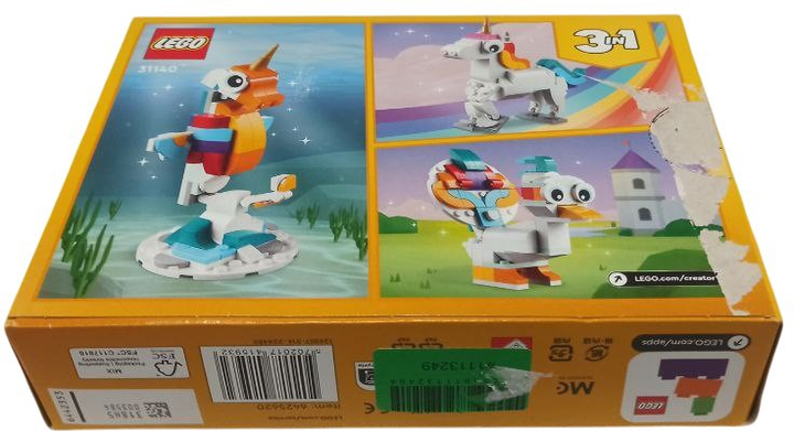 Конструктор LEGO Creator Магічний єдиноріг 145 деталей (31140) (955555911132494) - Уцінка - зображення 5