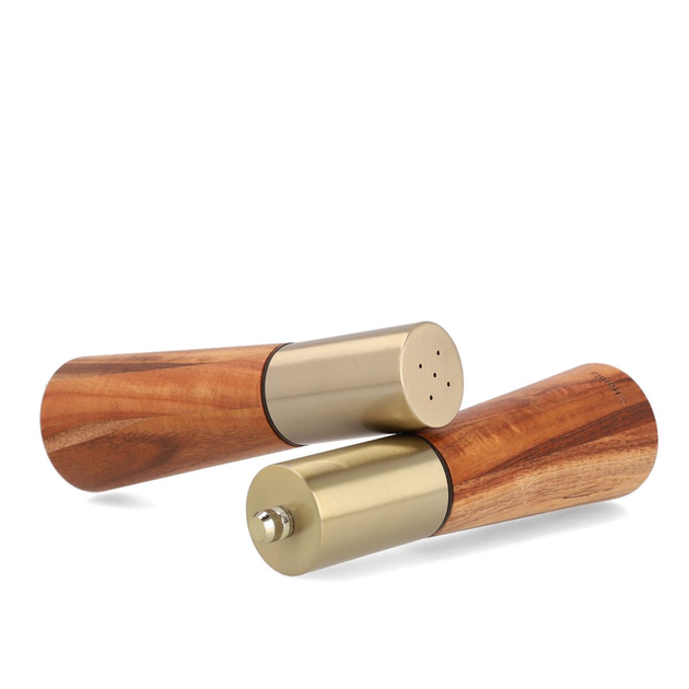 Набір млинів для солі та перцю Homla Mokka 17 x 5 см 2 шт (5904183828657) - зображення 4