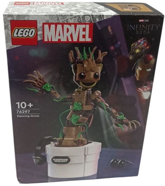Zestaw klockow LEGO Marvel Tanczacy Groot 459 elementow (76297) (955555911490173) - Outlet - obraz 2