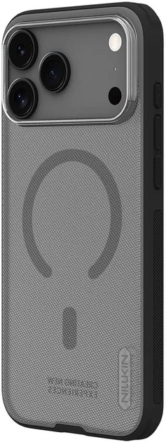Etui Nillkin Super Frosted Shield Pro Magnetic do Apple iPhone 17 Pro Max Przezroczysty/Czarny (6902048303775) - obraz 1