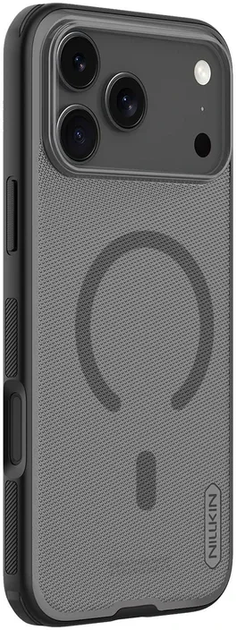 Etui Nillkin Super Frosted Shield Pro Magnetic do Apple iPhone 17 Pro Max Przezroczysty/Czarny (6902048303775) - obraz 2