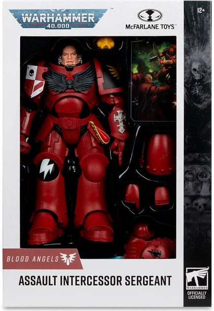 Figurka McFarlane WARHAMMER 40K Assault Intercessor Sergeant - Blood Angel - 7in 10948mcf (787926109481) - obraz 4