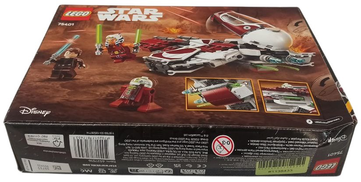 Конструктор LEGO Star Wars Джедайський перехоплювач Асоки 290 елементів (75401) (955555911384335) - Уцінка - зображення 2