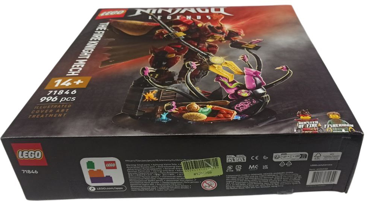 Klocki konstrukcyjne LEGO Ninjago Legends Mech ognistego rycerza 996 elementow (71846) (955555912017595) - Outlet - obraz 5