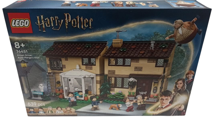 Zestaw klockow LEGO Harry Potter Privet Drive: Wizyta ciotki Marge 639 elementow (76451) (955555912918834) - Outlet - obraz 2