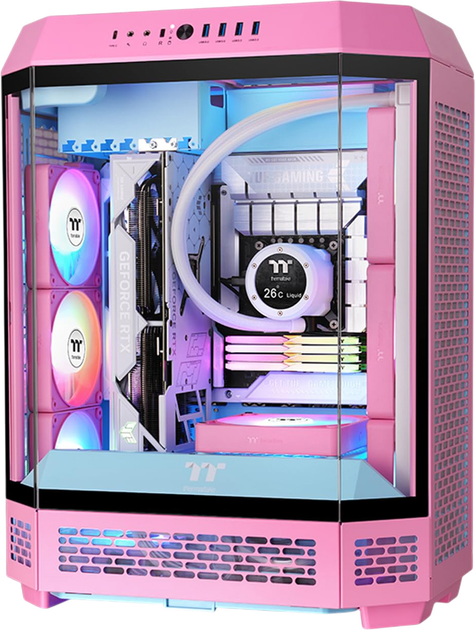 Zestaw wentylatorów Thermaltake CT120 EX ARGB Sync (3-Fan Pack) Pink (CL-F219-PL12PK-A) - obraz 6