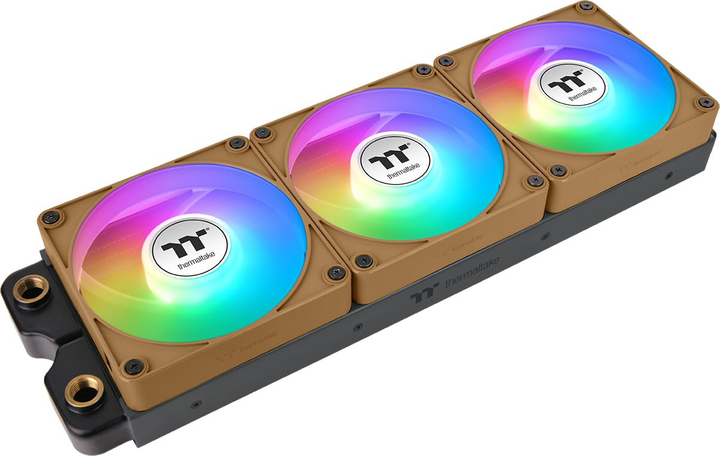 Zestaw wentylatorów Thermaltake CT120 EX Reverse ARGB Sync (3-Fan Pack) Gravel Sand (CL-F224-PL12GS-A) - obraz 2