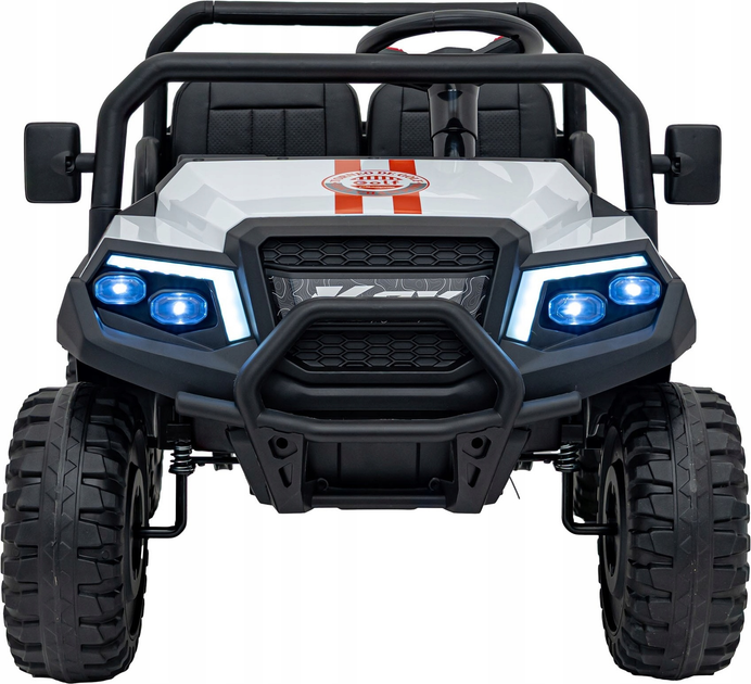 Buggy elektryczny dla dzieci Ramiz Champion 4-osobowy Bialy (5903864983265) - obraz 2