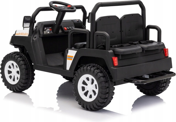 Buggy elektryczny dla dzieci Ramiz Champion 4-osobowy Bialy (5903864983265) - obraz 4