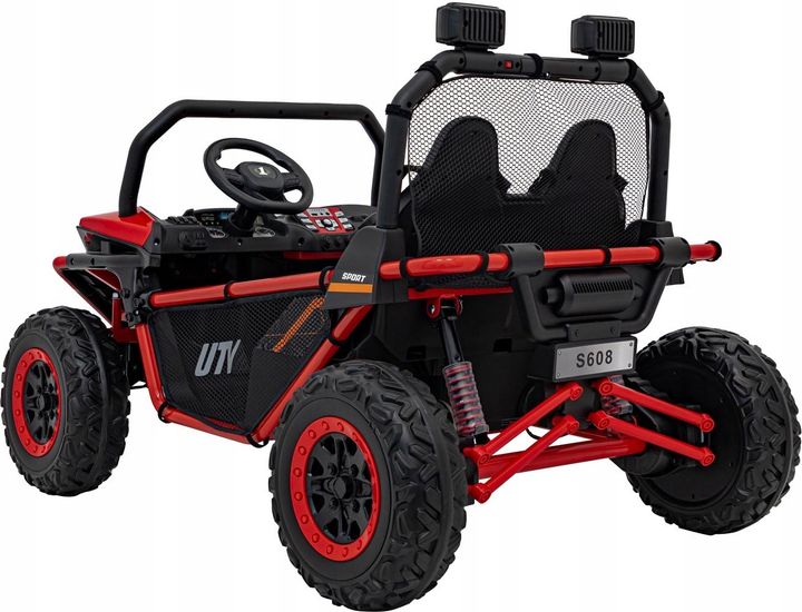 Buggy elektryczny dla dzieci Ramiz Faster Czerwony (5903864943719) - obraz 3