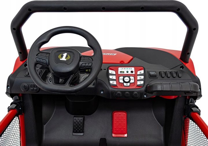 Buggy elektryczny dla dzieci Ramiz Faster Czerwony (5903864943719) - obraz 6