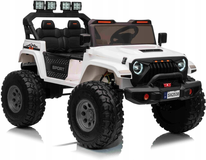 Buggy elektryczny dla dzieci Ramiz Extreme Sport 4 x 4 Biały (5903864985290) - obraz 2