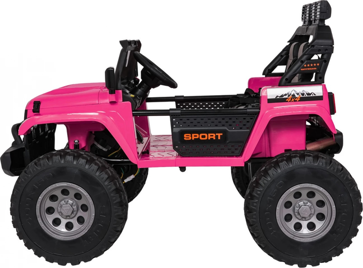 Buggy elektryczny dla dzieci Ramiz Extreme Sport 4 x 4 Różowy (5903864985283) - obraz 3