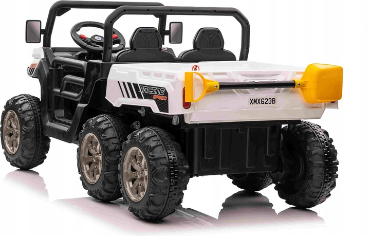 Buggy elektryczny dla dzieci Ramiz Farmer Truck Speed 900 Biały (5903864943610) - obraz 4