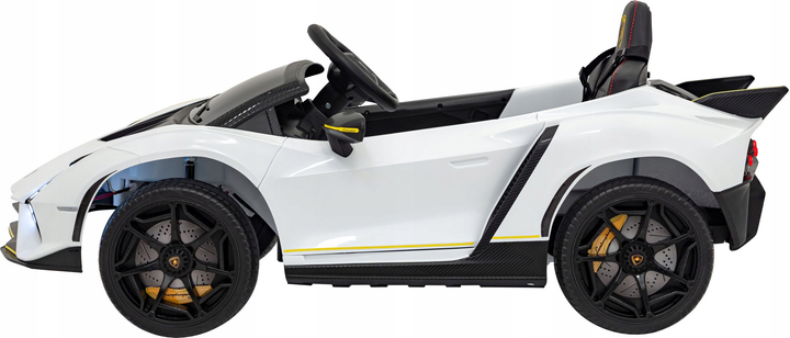 Samochód elektryczny dla dzieci Ramiz Lamborghini Invencible Biały (5903864942378) - obraz 2