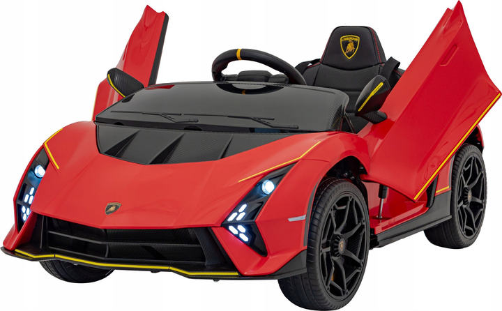 Samochód elektryczny dla dzieci Ramiz Lamborghini Invencible Czerwony (5903864942385) - obraz 2