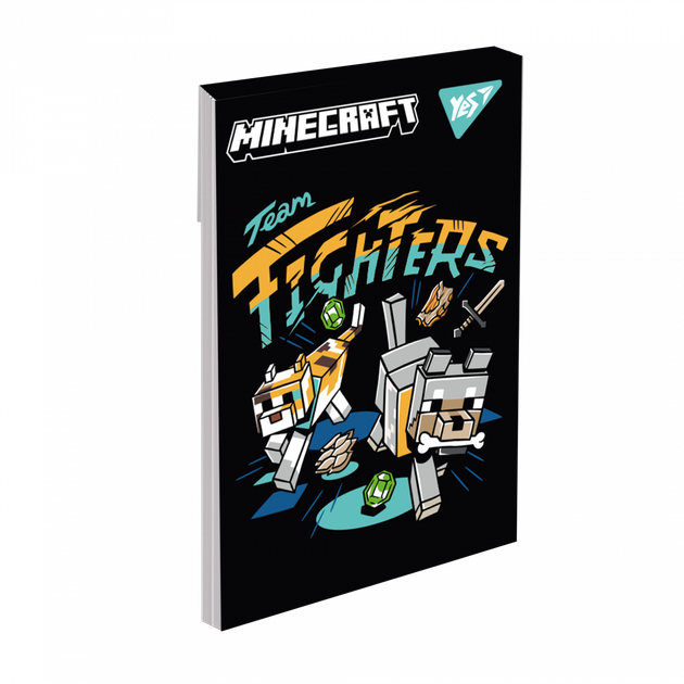 Блокнот YES, А7, 48 листов, Minecraft, клетка, (152109) - Фото 4 Блокнот YES, А7, 48 листов, Minecraft, клетка, (152109) - изображение 4