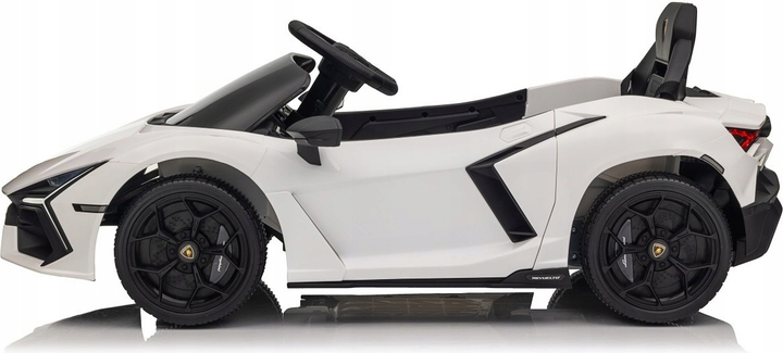 Samochód elektryczny dla dzieci Ramiz Lamborghini Revuelto Biały (5903864983296) - obraz 4