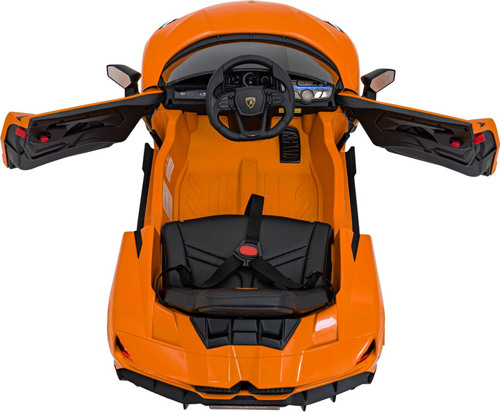 Samochód elektryczny dla dzieci Ramiz Lamborghini Revuelto Pomarańczowy (5903864983326) - obraz 3