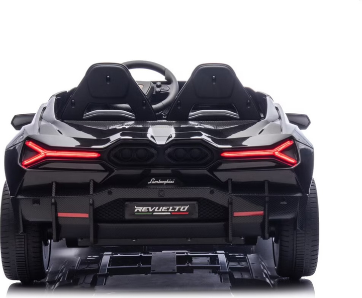 Samochód elektryczny dla dzieci Ramiz Lamborghini Revuelto Xl Czarny (5903864984477) - obraz 3