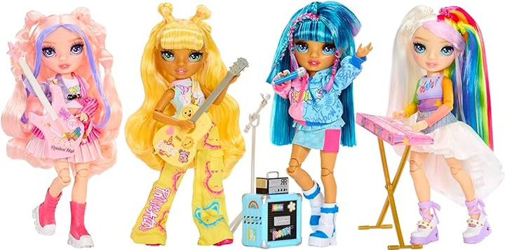 Лялька Rainbow High Jr High Rockband Fashion Dolls Bella (565659) (0035051565659) - зображення 6