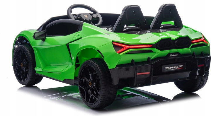 Samochód elektryczny dla dzieci Ramiz Lamborghini Revuelto Strong Xl Zielony (5903864984408) - obraz 2