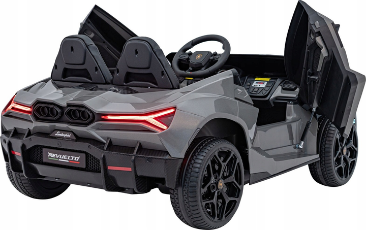 Samochód elektryczny dla dzieci Ramiz Lamborghini Revuelto Xl Szary (5903864984514) - obraz 2