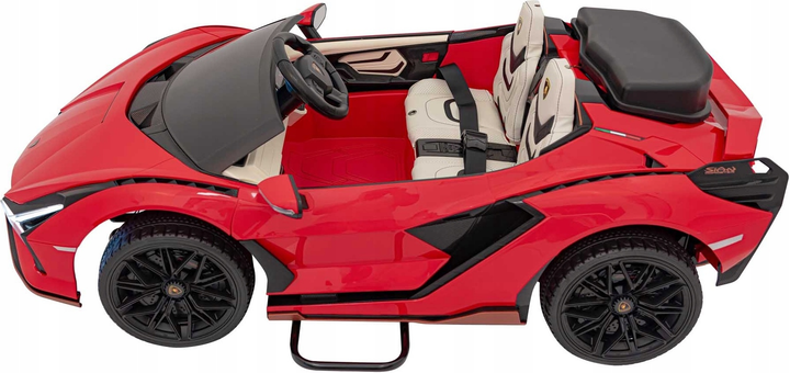 Samochód elektryczny dla dzieci Ramiz Lamborghini Sian Czerwony (5903864943085) - obraz 3