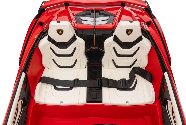 Samochód elektryczny dla dzieci Ramiz Lamborghini Sian Czerwony (5903864943085) - obraz 5