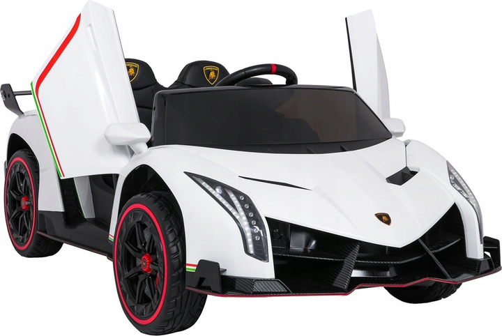 Samochód elektryczny dla dzieci Ramiz Lamborghini Veneno Biały (5903864983173) - obraz 1