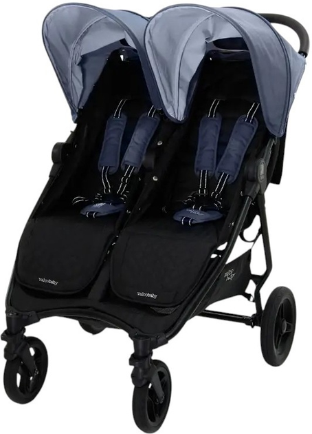 Wózek spacerowy Valco Baby Slim Twin Glacier dla bliźniaków (9315517101760) - obraz 1
