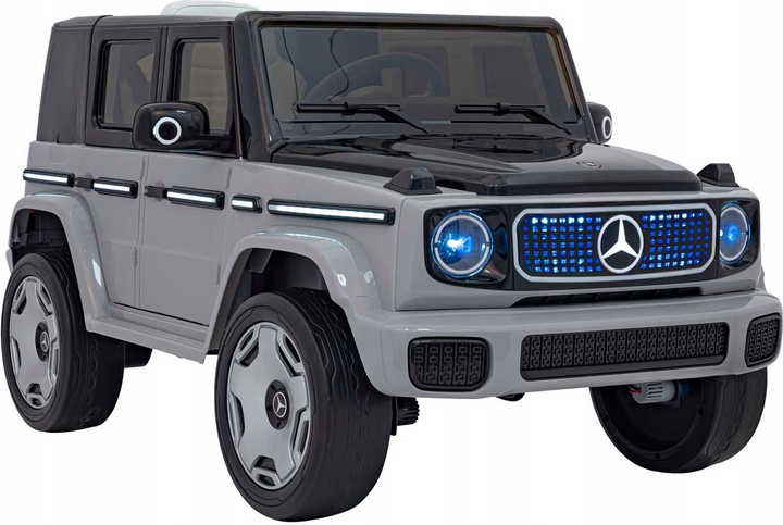 Електричний автомобіль для дітей Mercedes Benz EQG Сріблястий (5903864942484) - зображення 1