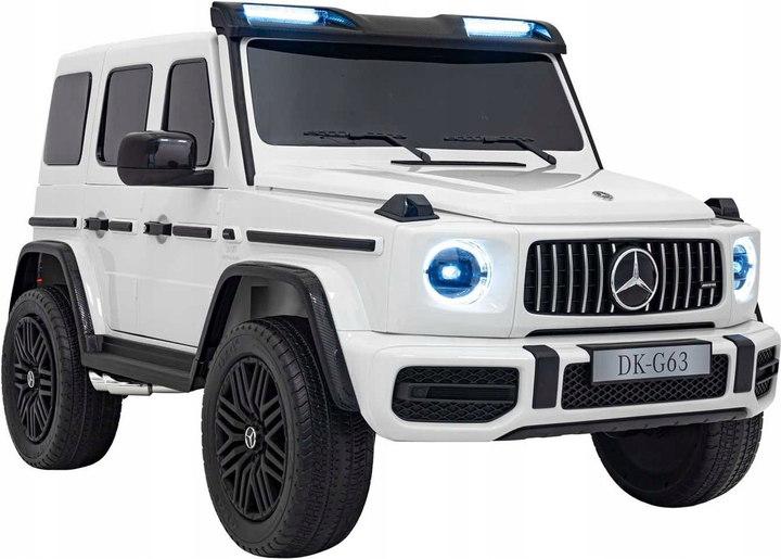 Електричний автомобіль для дітей Ramiz Mercedes Benz G63 AMG Strong Xxl Білий (5903864942989) - зображення 1