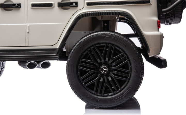 Електричний автомобіль для дітей Ramiz Mercedes Benz G63 AMG Strong Білий (5903864943016) - зображення 4