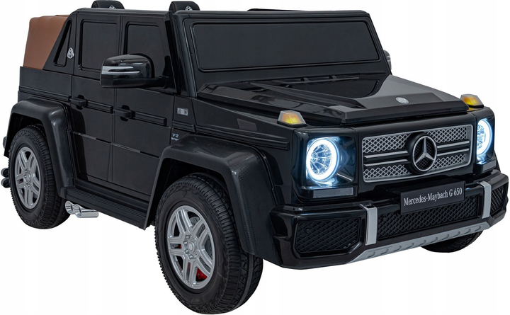 Samochód elektryczny dla dzieci Ramiz Mercedes Benz Maybach G650 Czarny (5903864984316) - obraz 1